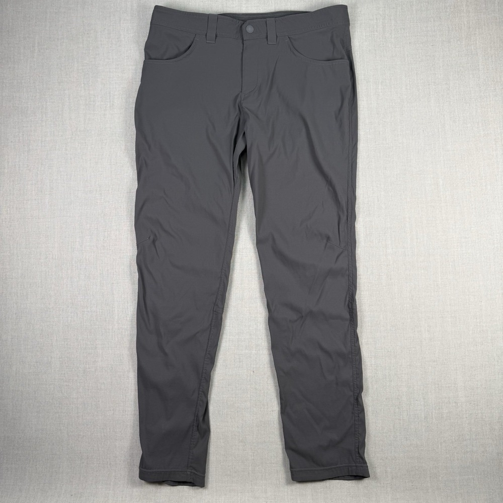 Icebreaker Pants Mens Size 36 Gray Persist Merino Wool Blend Performance Utility
